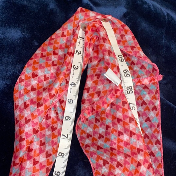 Valentine’s Day Infinity Scarf Red, Pink, White Grey Circular Scarf. NWOT EC OS - Picture 4 of 9
